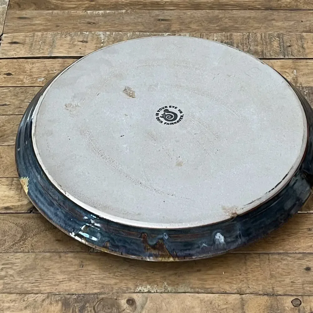Art Studio Pottery Fairhaven Ceramic Chip Dip Platter 13